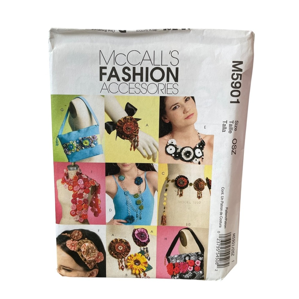 McCall's M5901 Fashion Accessories Sewing Pattern OSZ Yo-Yo Treats